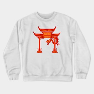 Dragon Festival: Lunar Celebration, Festive Art, and Asian Traditions Crewneck Sweatshirt